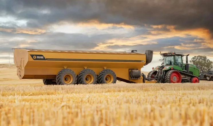 Австралійський причіп Coolamon 60T20 замінює стаціонарні зерносховища